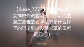 【Susie_7777】九头身御姐女神户外调教喷水！你以为的端庄高雅的女神私下是什么样子的吗？到处发骚求草的母狗而已 (1)