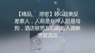 【精品❤️泄密】韩G超美反差素人，人前是女神人后是母狗，酒店被男友约啪后入调教泄密流出