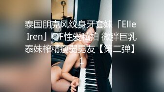 泰国朋克风纹身牙套妹「Elle Iren」OF性爱私拍 微胖巨乳泰妹榨精瘦弱男友【第二弹】1