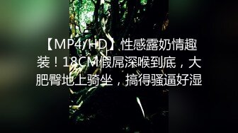 【MP4/HD】性感露奶情趣装！18CM假屌深喉到底，大肥臀地上骑坐，搞得骚逼好湿