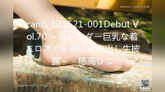 carib_101521-001Debut Vol.70 ～スレンダー巨乳な着エロアイドルの生中出し生披露～ - 穂高ひな